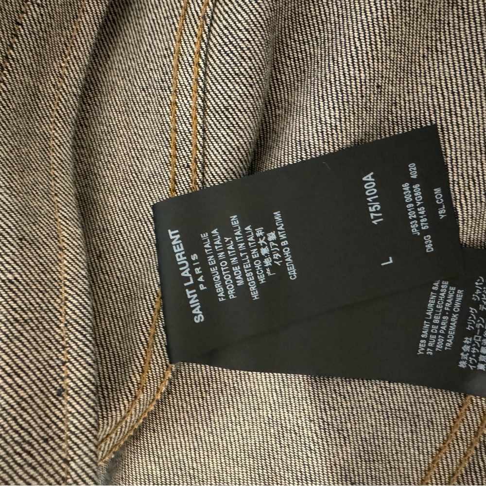 Saint Laurent Denim Jacket Indigo - Picture 8 of 8